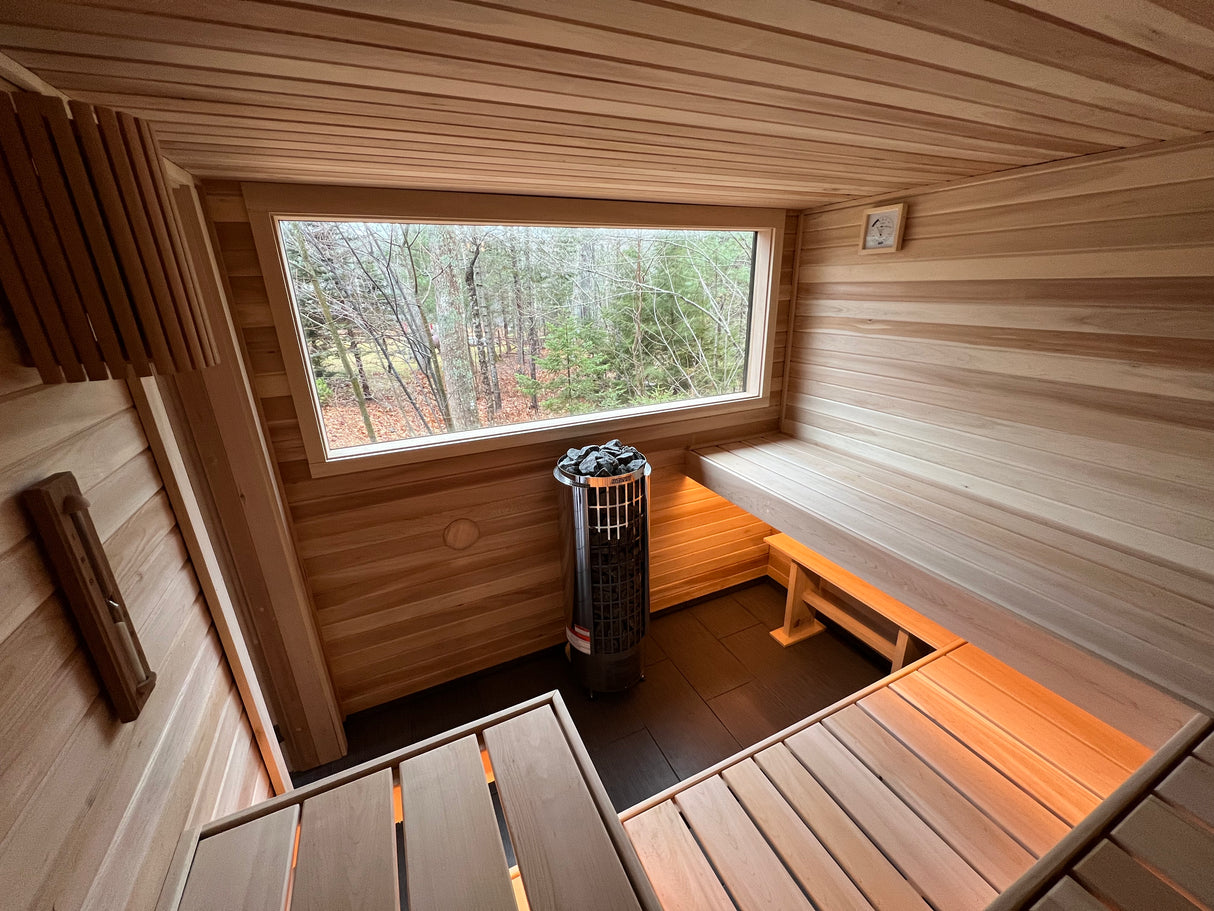 Megunticook River custom sauna in Camden, Maine — view 13