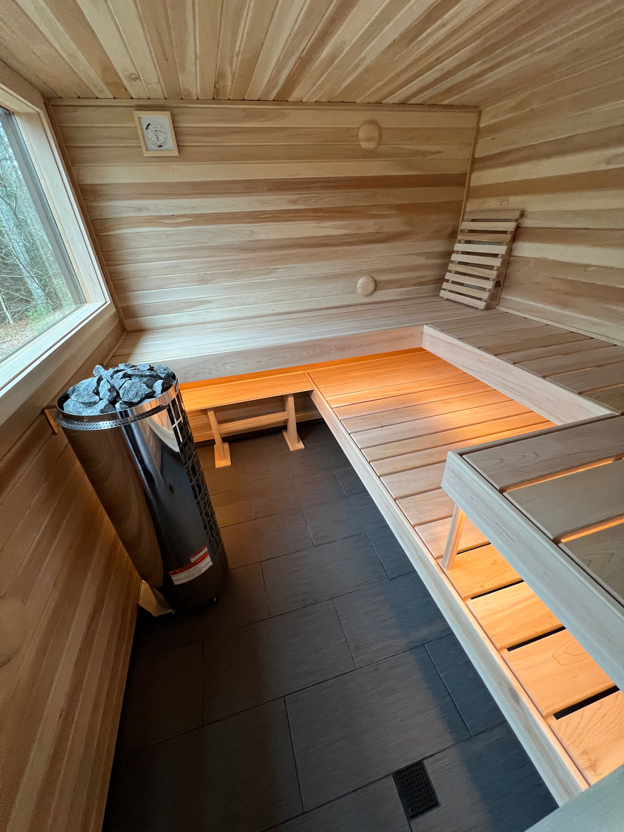 Megunticook River custom sauna in Camden, Maine — view 16