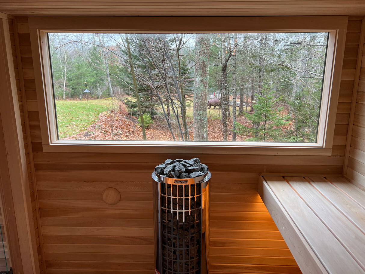 Megunticook River custom sauna in Camden, Maine — view 15