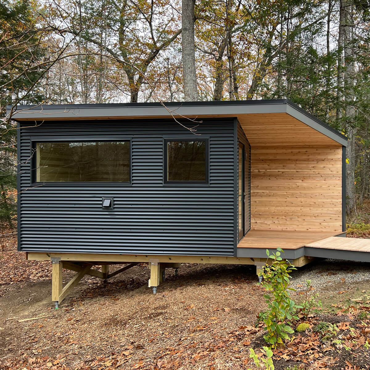 Megunticook River custom sauna in Camden, Maine — view 1