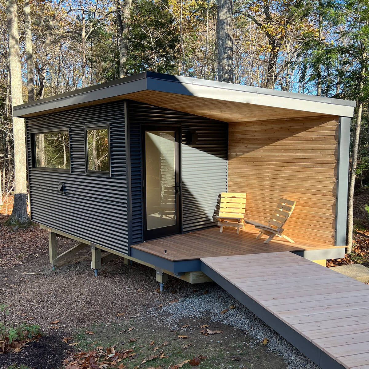 Megunticook River custom sauna in Camden, Maine — view 3