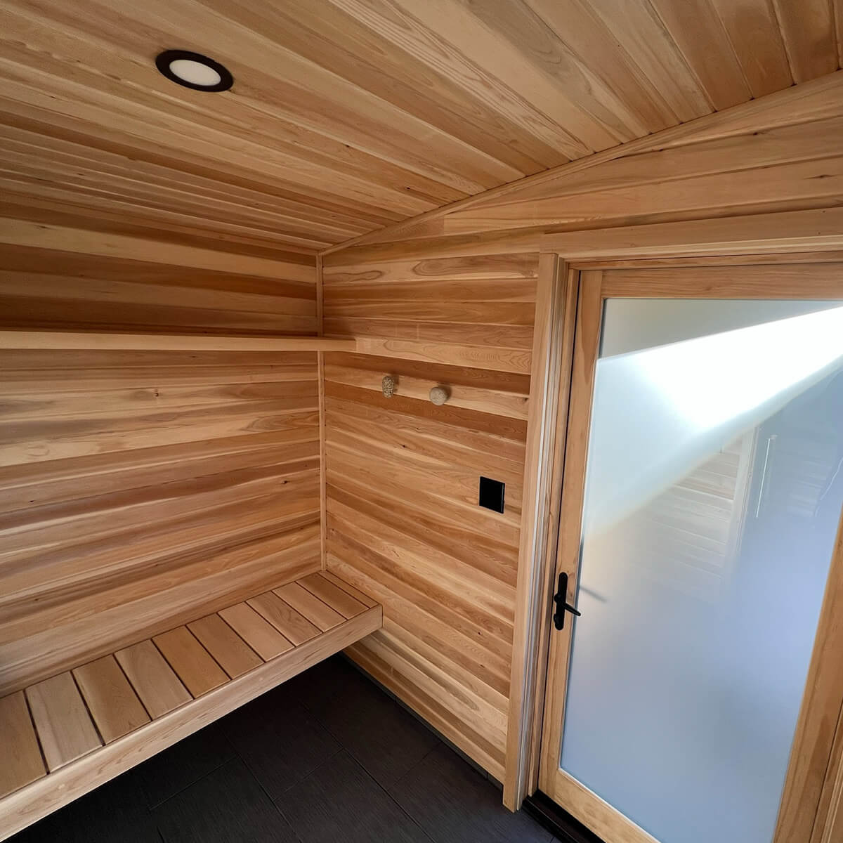 Megunticook River custom sauna in Camden, Maine — view 7