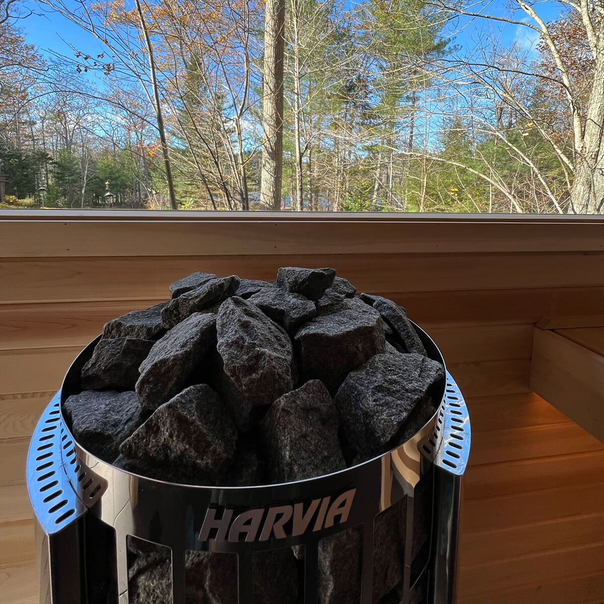 Megunticook River custom sauna in Camden, Maine — view 9