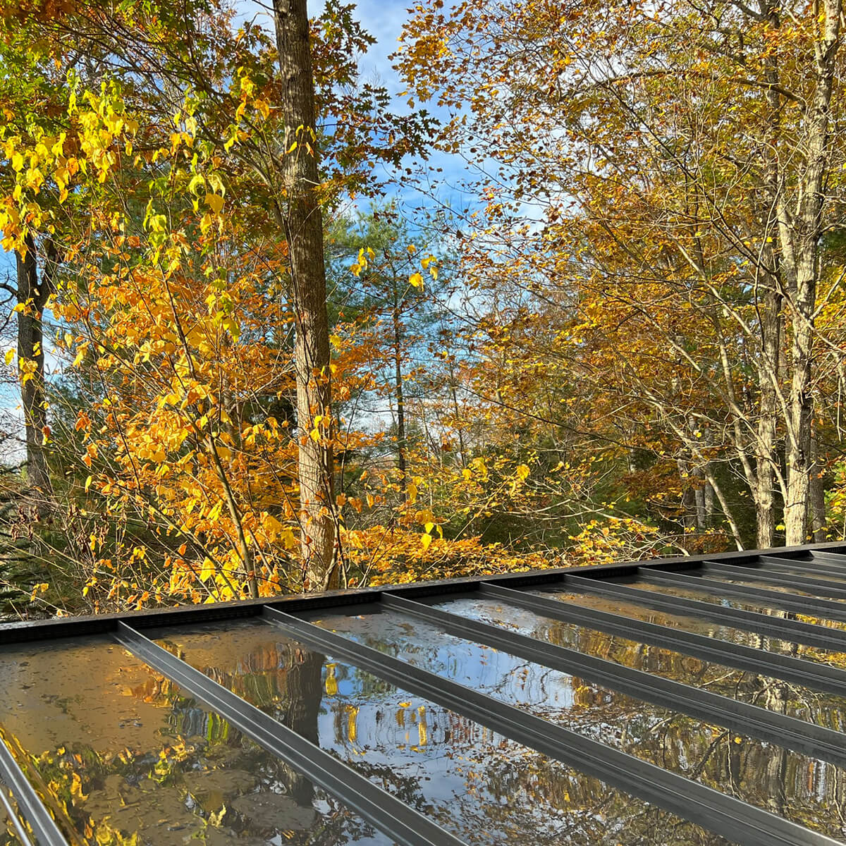 Megunticook River custom sauna in Camden, Maine — view 11