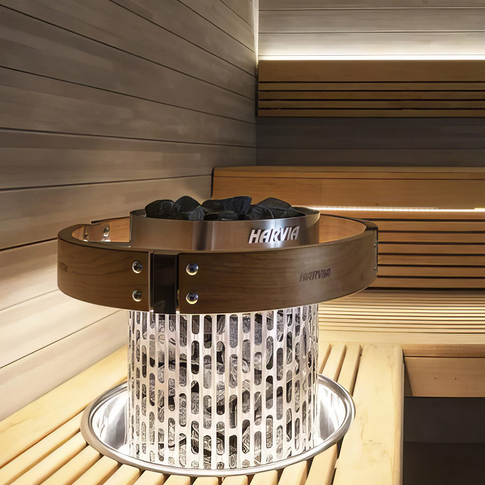 Cilindro Half Series 10.5kW Stainless Steel Sauna Heater at 240V 1PH