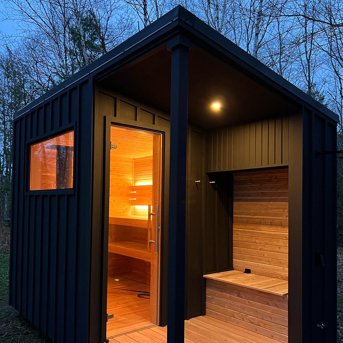 Mt Battie custom sauna in Camden, Maine — view 1