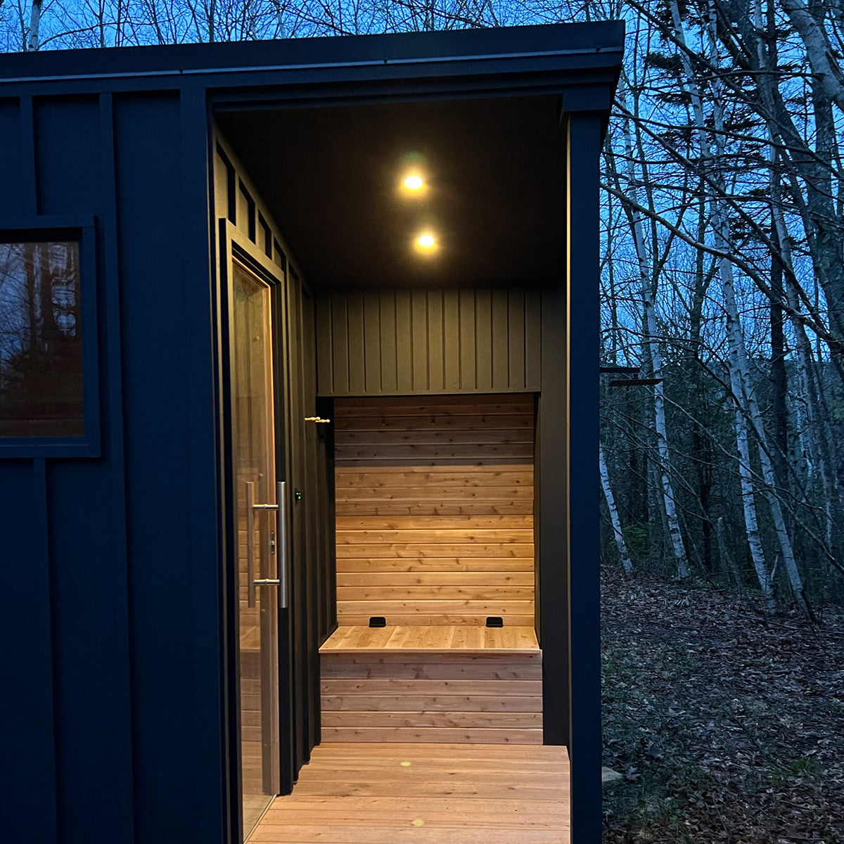 Mt Battie custom sauna in Camden, Maine — view 2