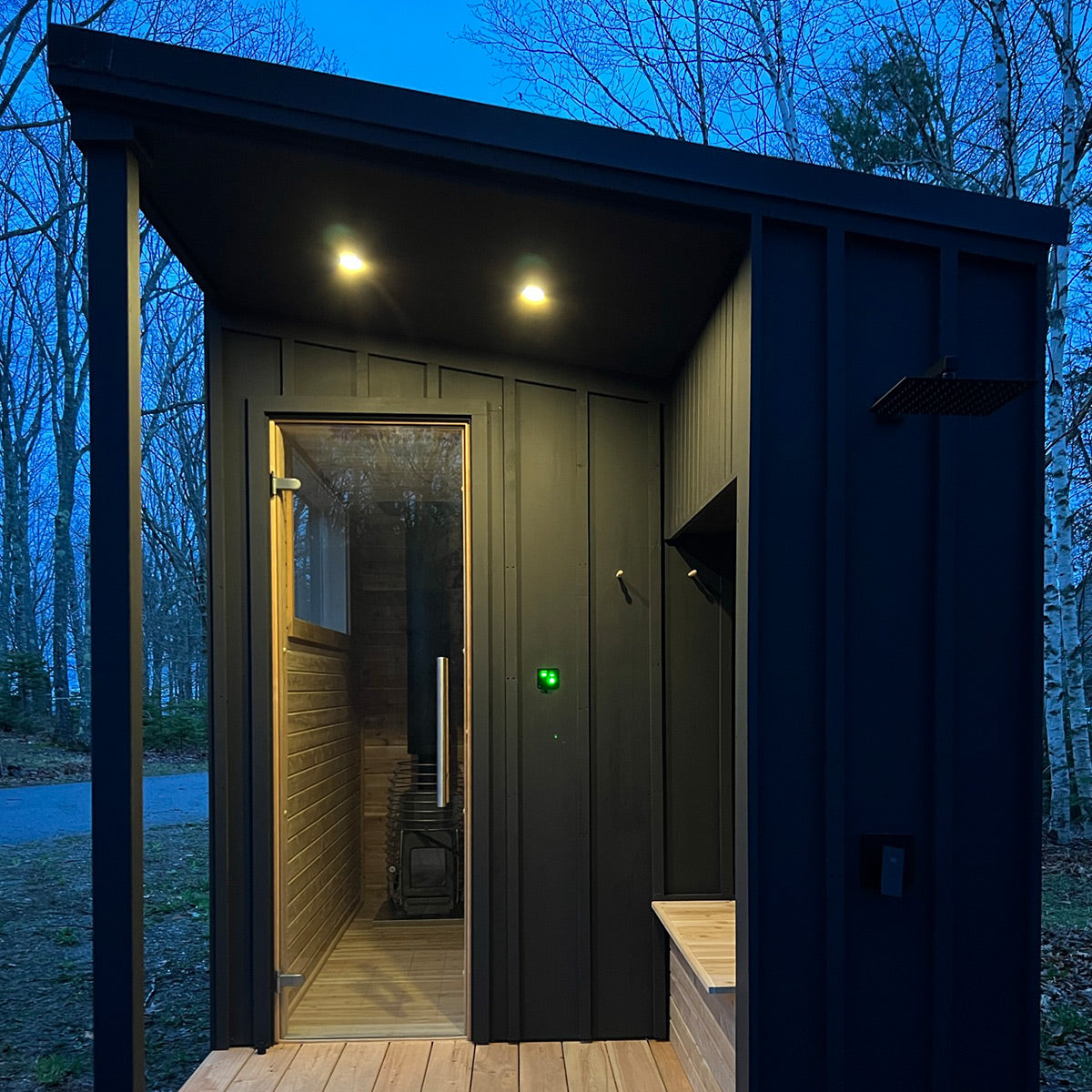 Mt Battie custom sauna in Camden, Maine — view 3