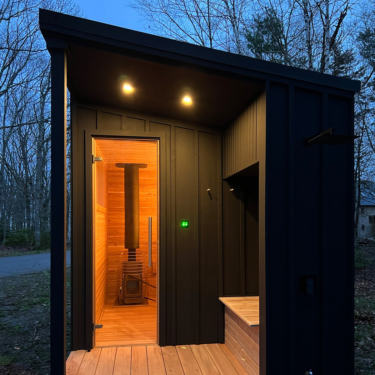 Mt Battie custom sauna in Camden, Maine — view 7