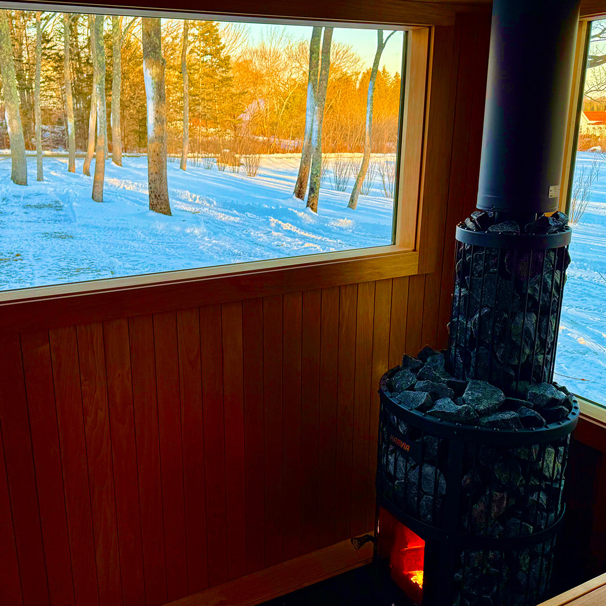 Castine, Maine custom sauna — interior, view 3