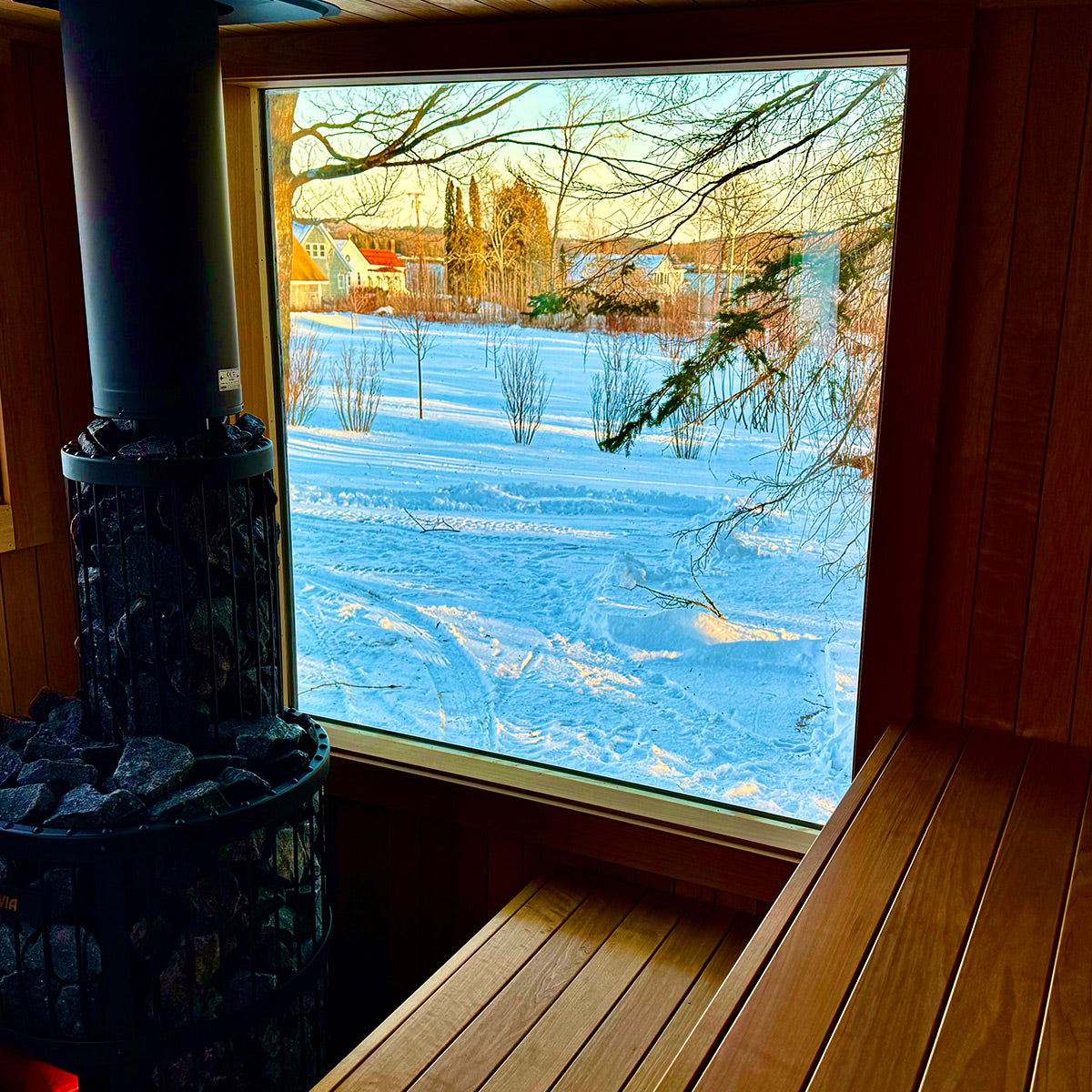 Castine, Maine custom sauna — interior, view 4