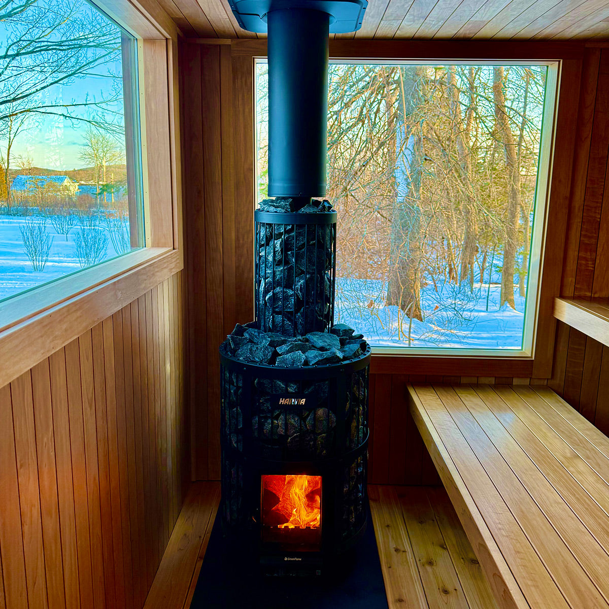 Castine, Maine custom sauna — interior, view 5