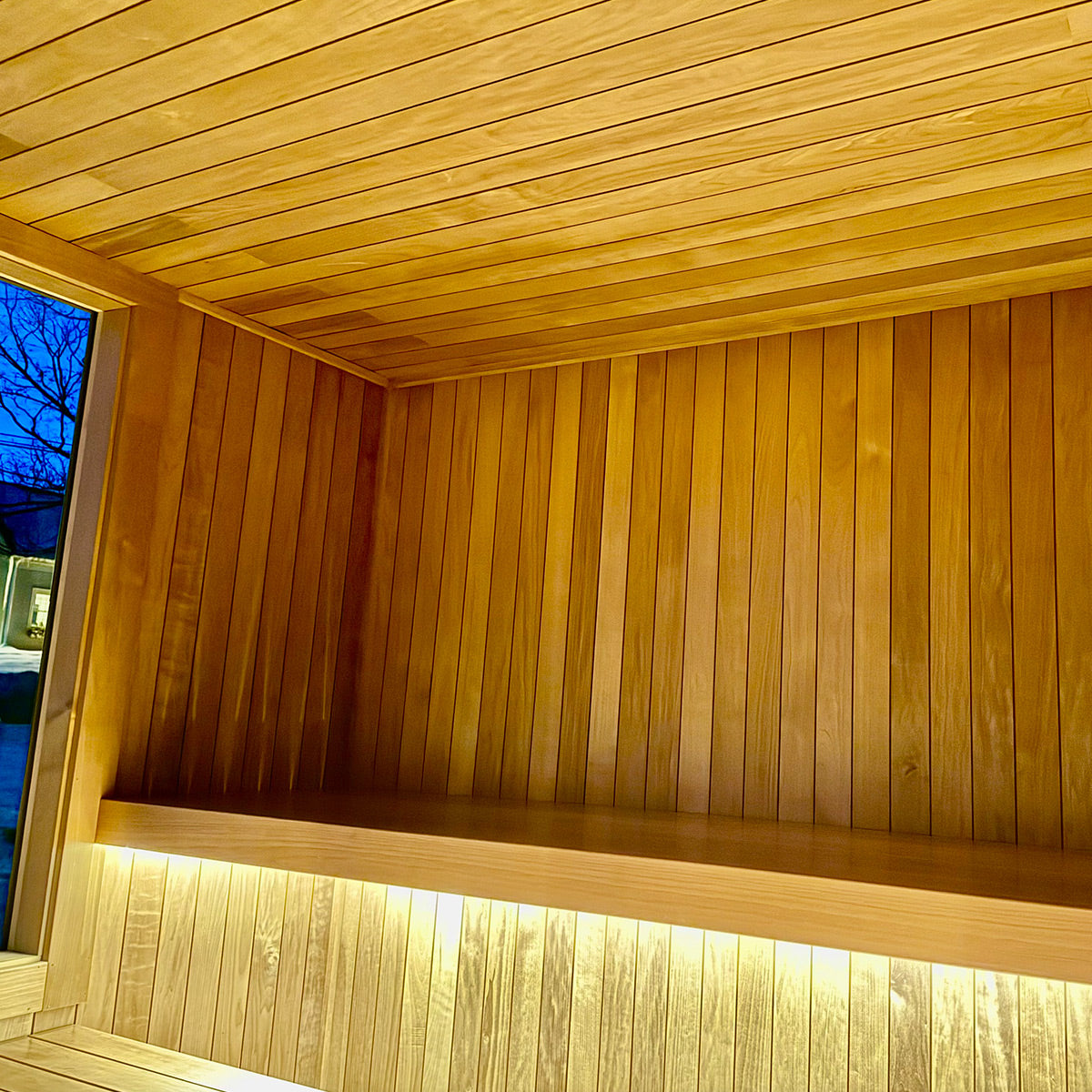 Castine, Maine custom sauna — interior, view 6