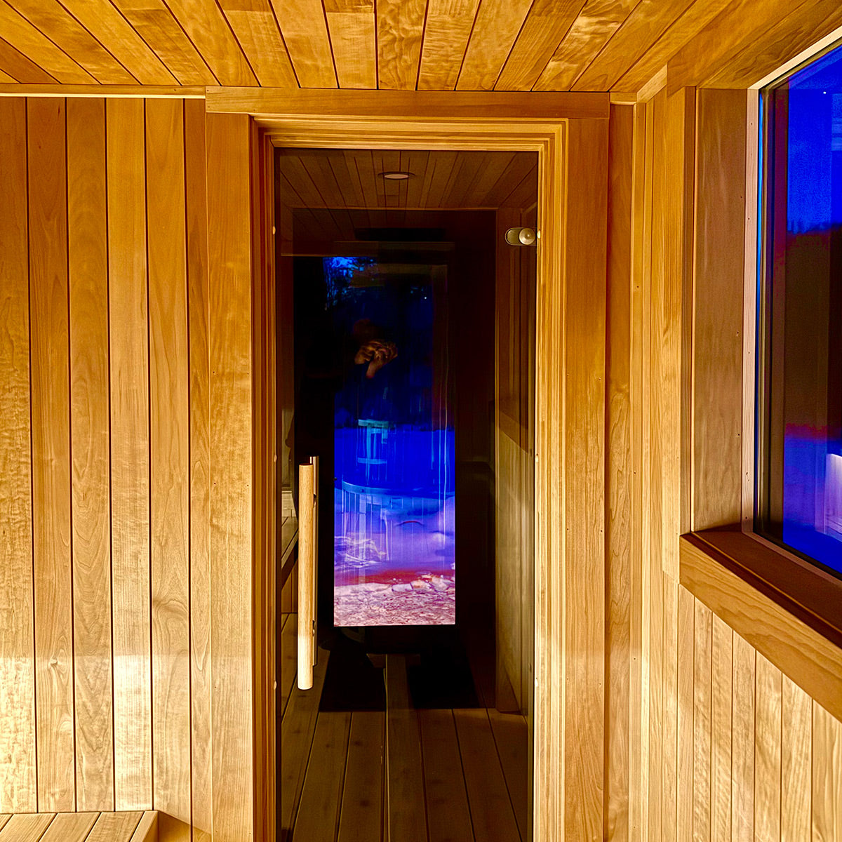 Castine, Maine custom sauna — interior, view 7