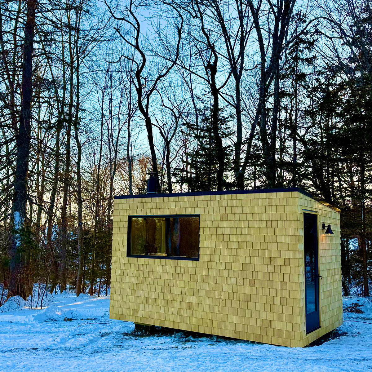 Castine, Maine custom sauna — exterior, view 1