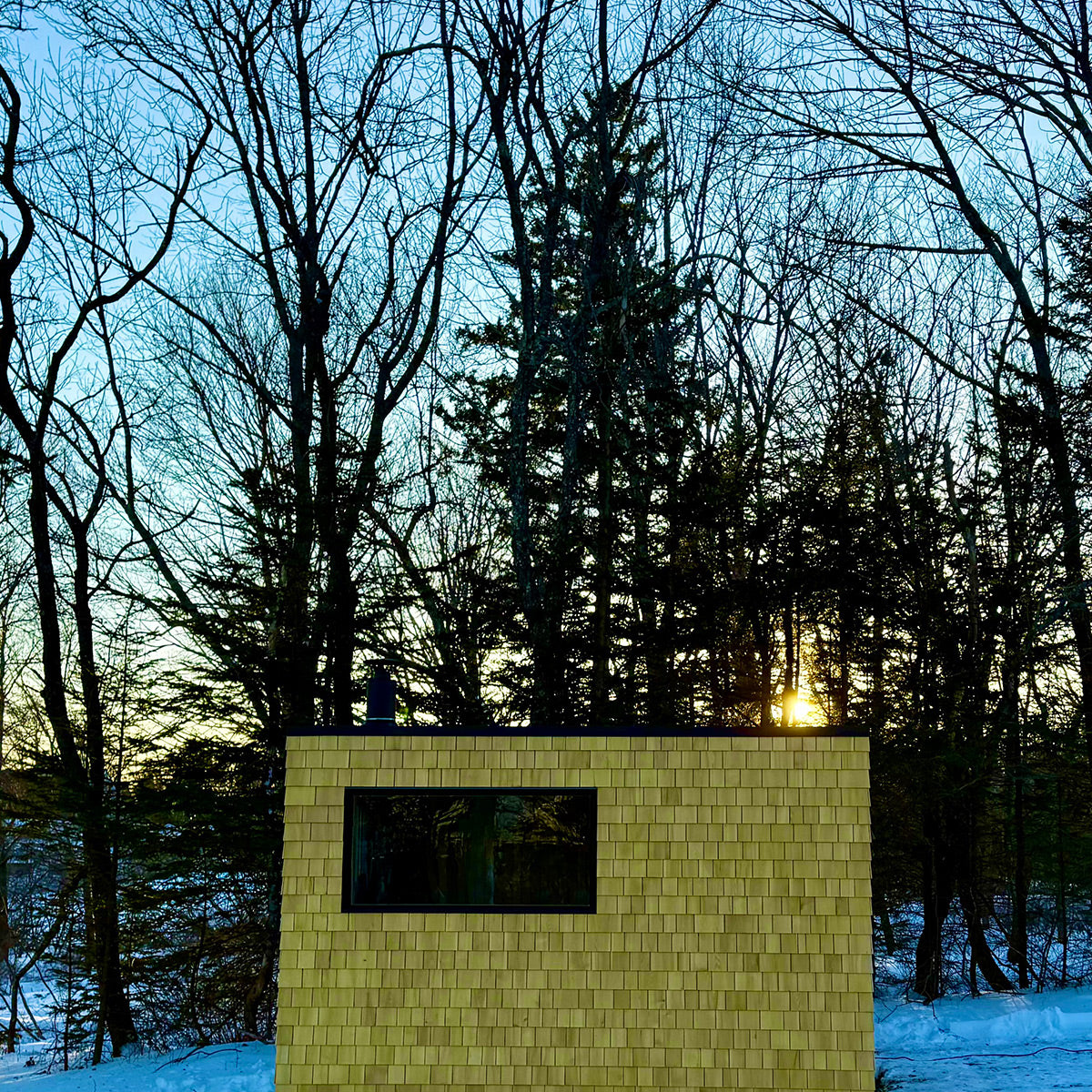 Castine, Maine custom sauna — exterior, view 2