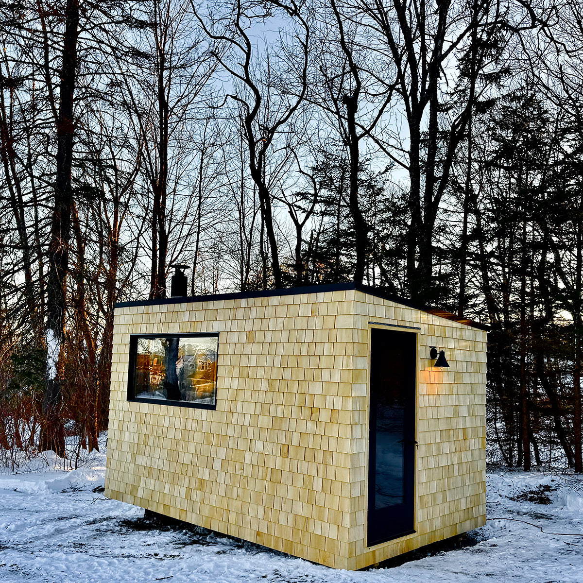 Castine, Maine custom sauna — exterior, view 3