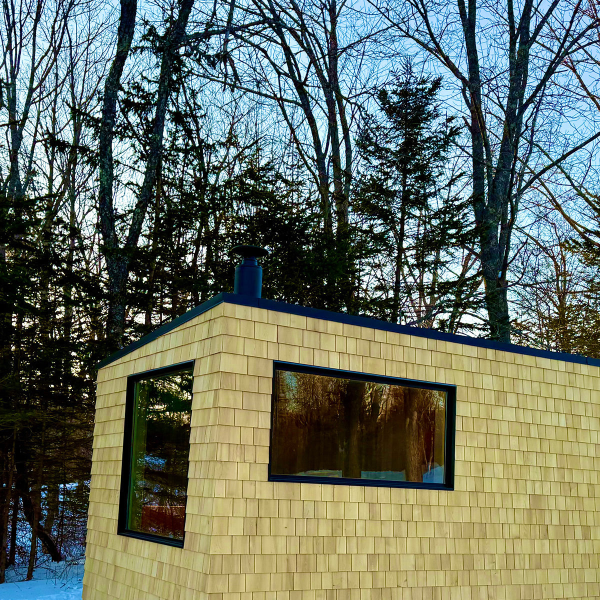 Castine, Maine custom sauna — exterior, view 4