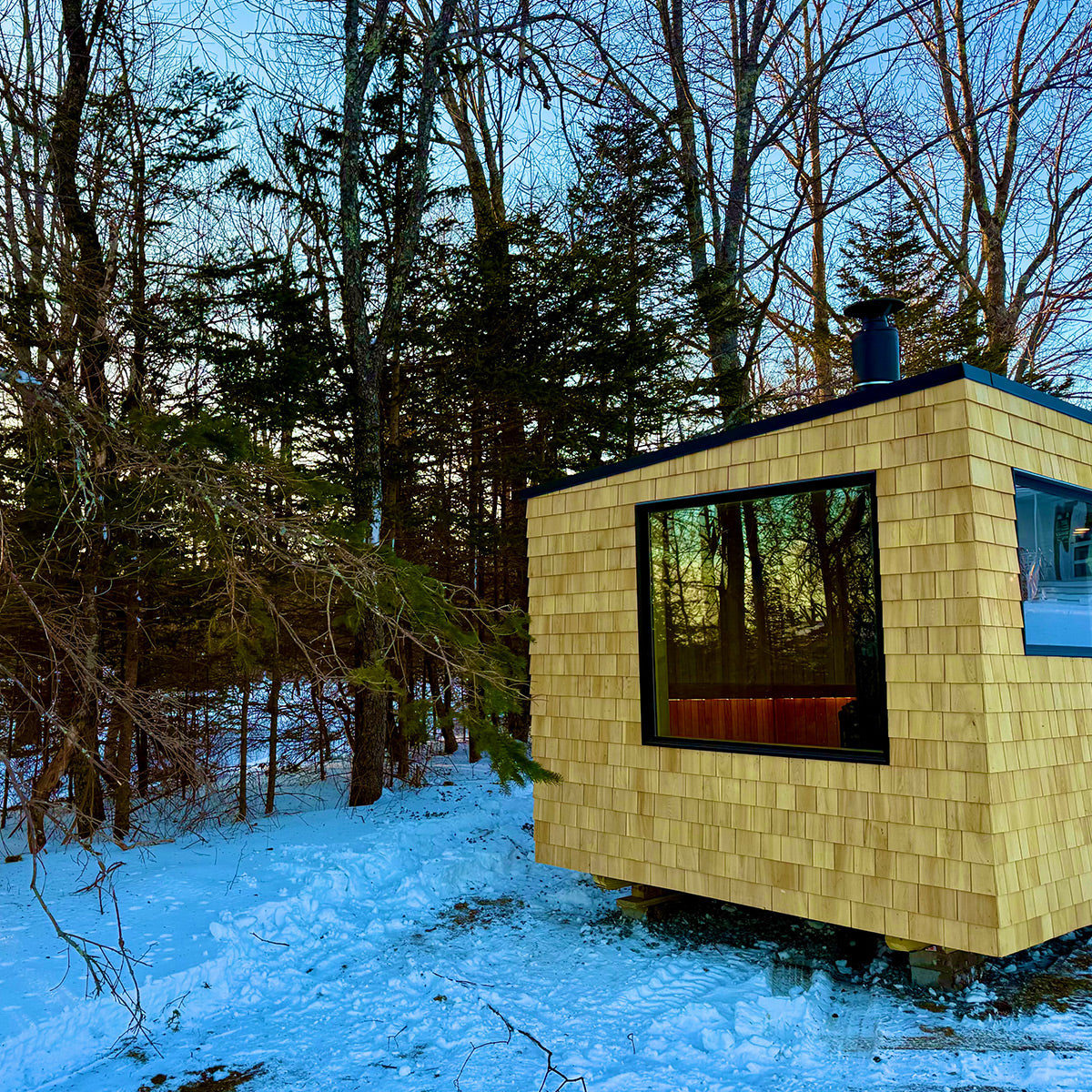 Castine, Maine custom sauna — exterior, view 5