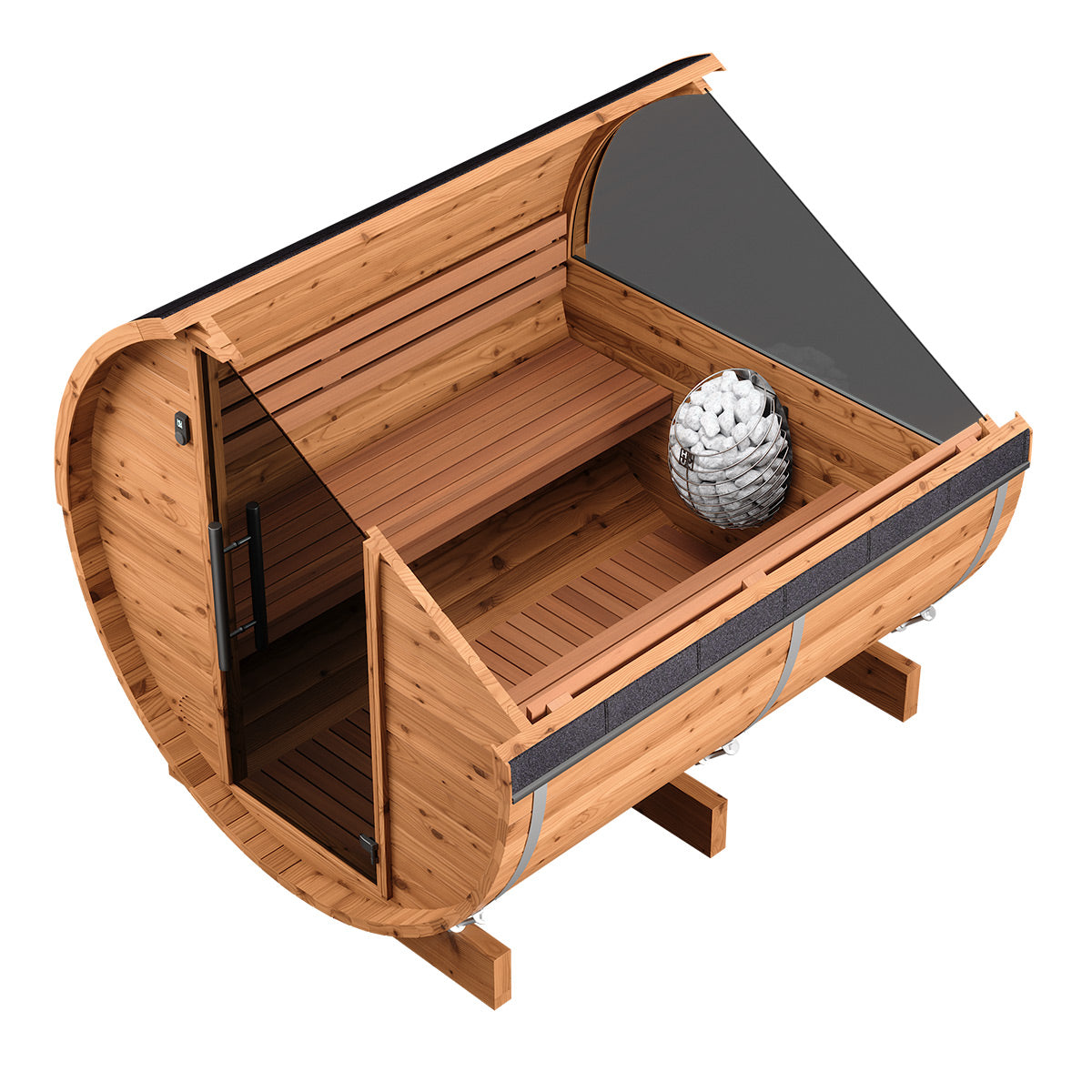 Thermory No 50 DIY Barrel Sauna Kit w/Window