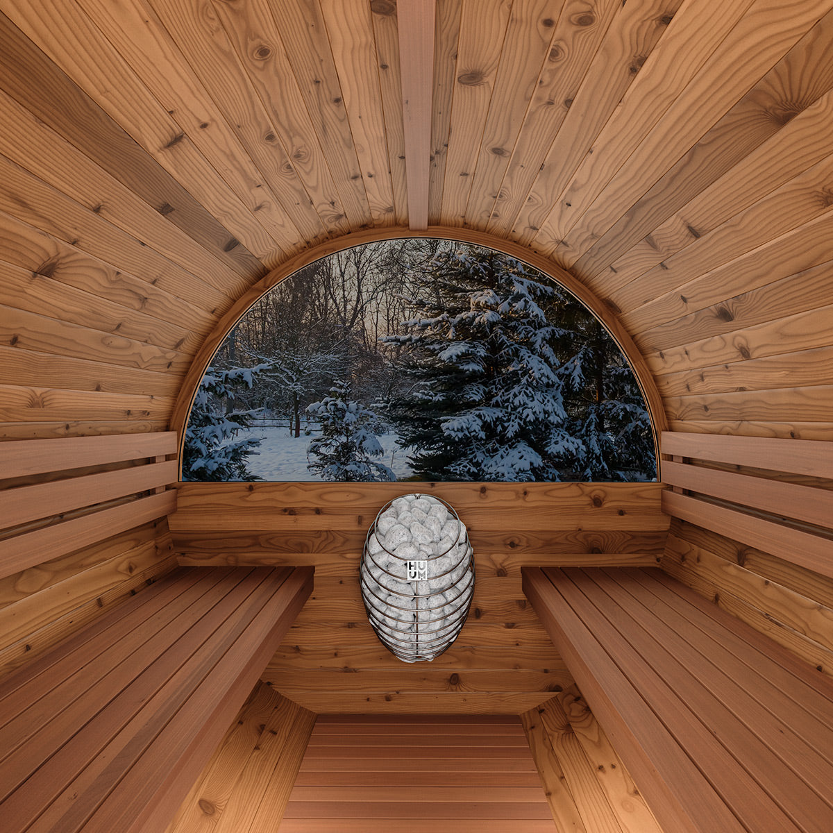 Thermory No 50 DIY Barrel Sauna Kit w/Window