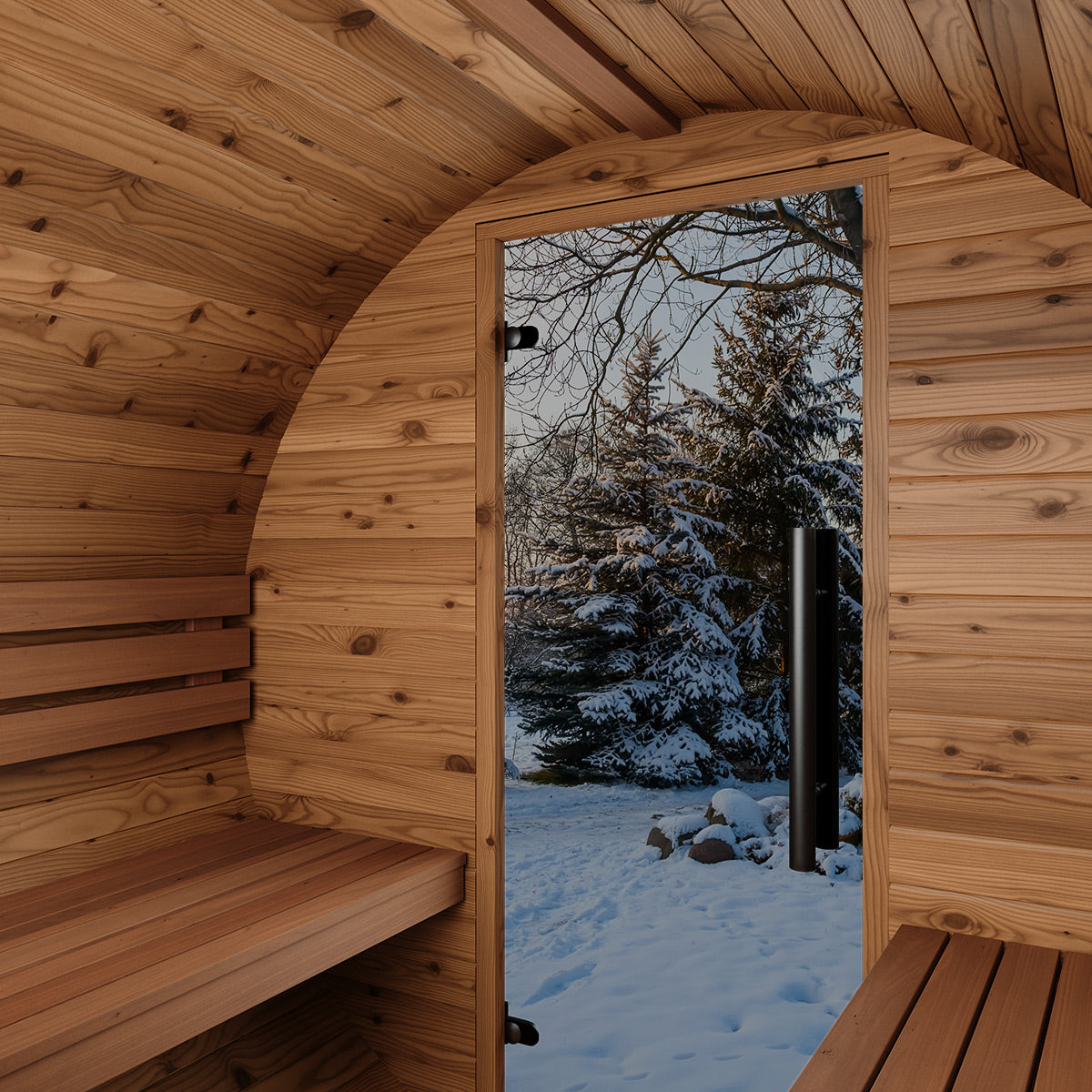 Thermory No 50 DIY Barrel Sauna Kit w/Window