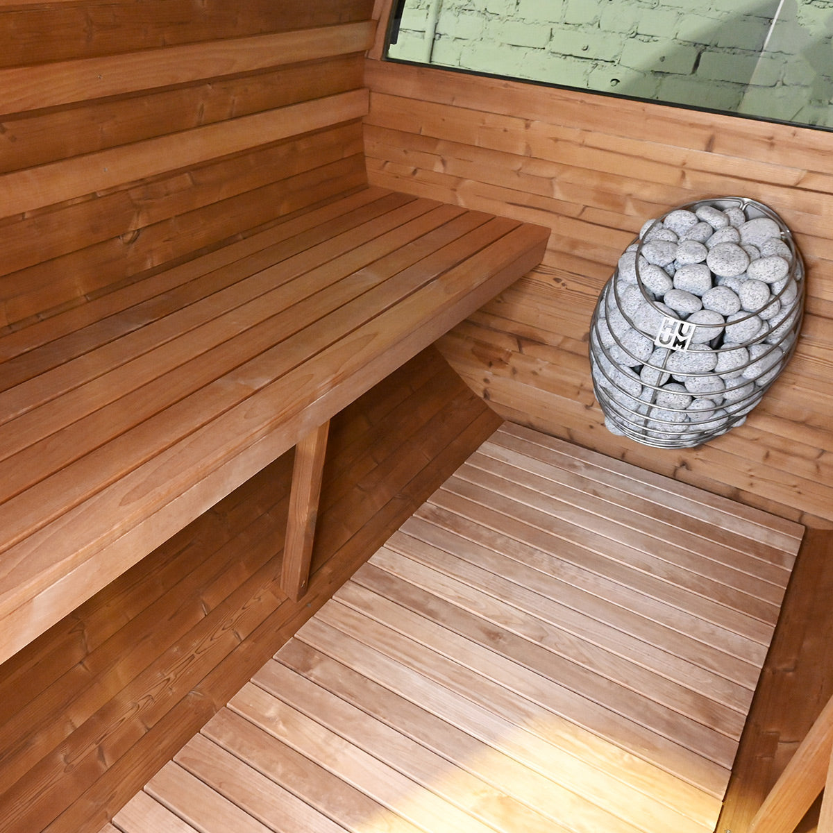 Thermory Ignite No 52 barrel sauna — interior view 3