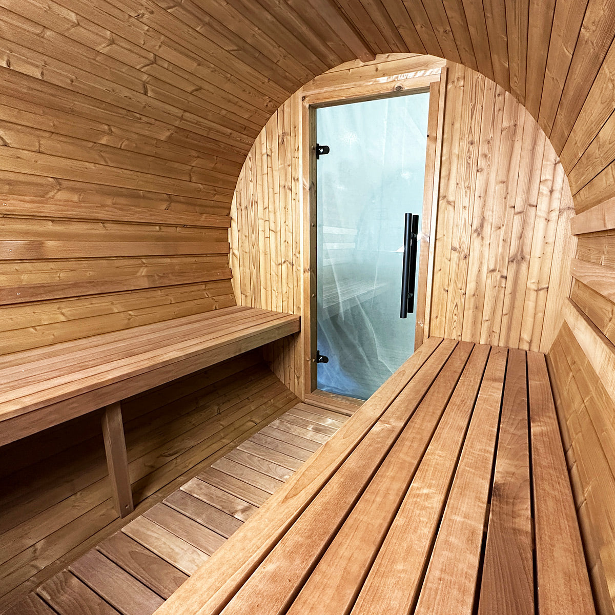 Thermory Ignite No 52 barrel sauna — interior view 6