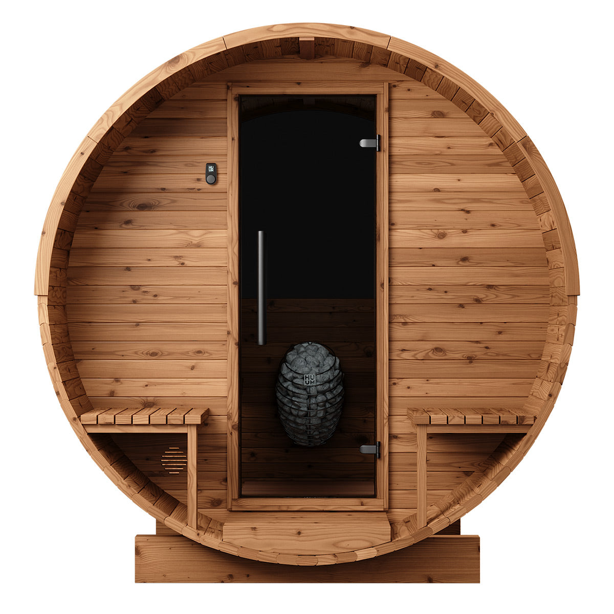 Thermory No 60 DIY Barrel Sauna Kit w/Window & Porch