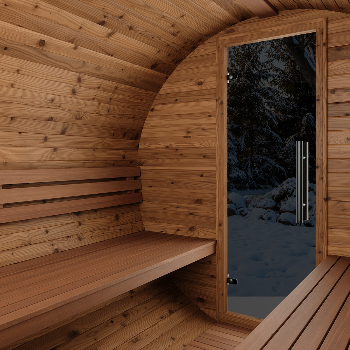 Thermory No 62 DIY Barrel Sauna Kit w/Window