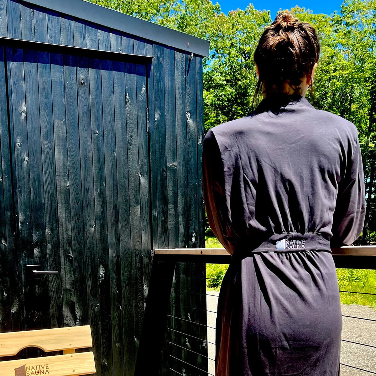 Pima Cotton Kimono Robe Rental Native Sauna