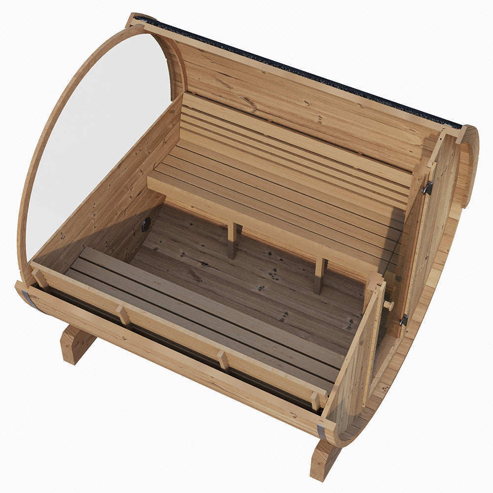 SaunaLife Model E8W Sauna Barrel-Window
