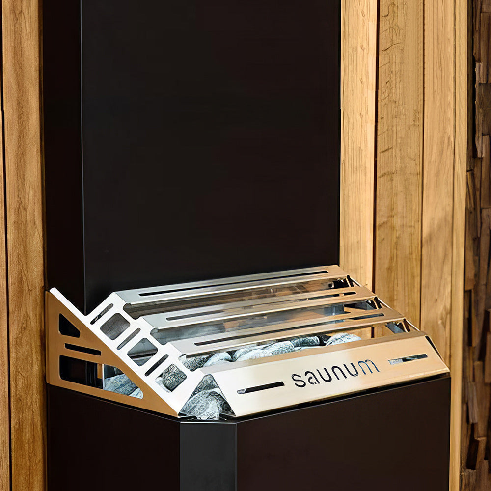 Saunum AIR Series Sauna Heater — 7 kW, Nordic Black