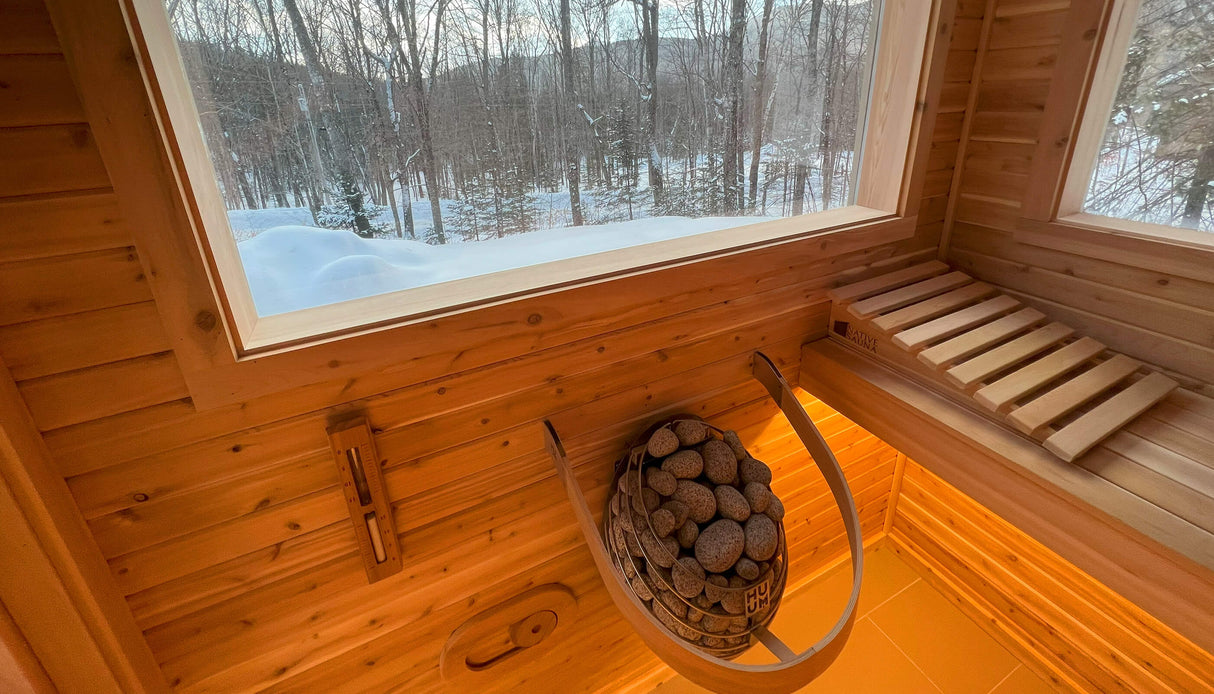 Sugarloaf, Maine custom sauna — hero view 8