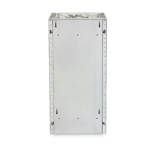 HUUM CORE customizable sauna heater with bare shields, ready for your own tile, stone, glass or wood cladding