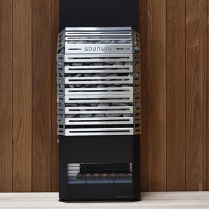 Saunum AIR Series Sauna Heater — 5 kW, Anthracite Grey