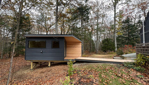 Megunticook River, Camden, Maine custom sauna — hero view 17