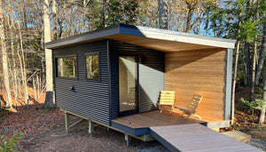 Megunticook River, Camden, Maine custom sauna — hero view 19