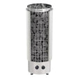 Cilindro Half Series 6kW Stainless Steel Sauna Heater at 240V 1PH with Built-In Time and Temperature Controls