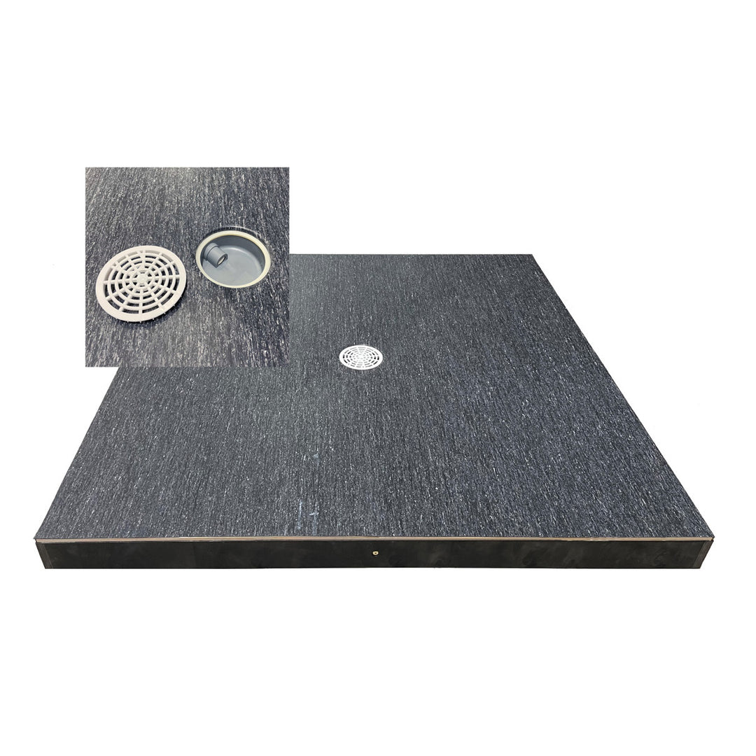 TAIVE floor element with floor drain