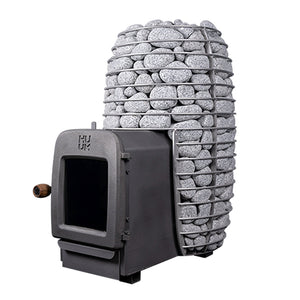 HIVE Wood Series 17.0kW Wood-Fired Sauna Stove w/ Firebox Extension