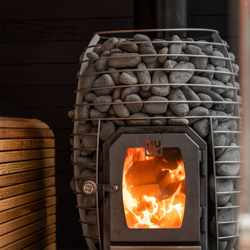 HIVE Wood Series 17.0kW Wood-Fired Sauna Stove w/ Firebox Extension