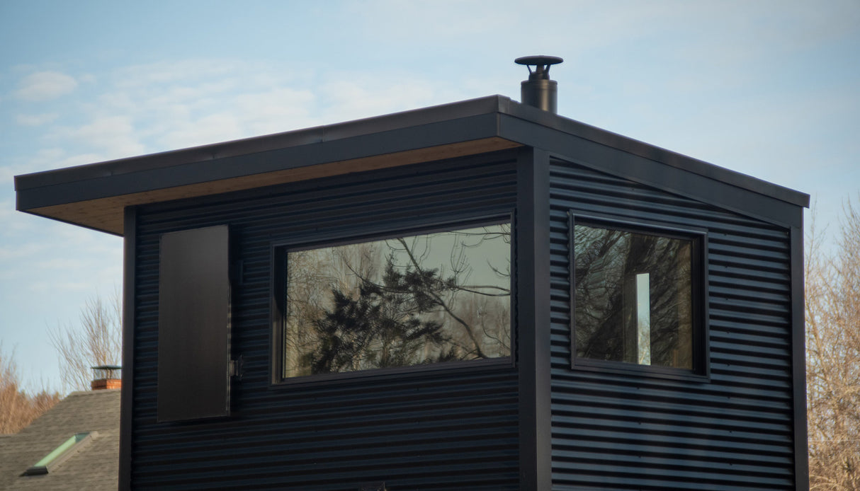 Hope Mountain, Hope, Maine custom sauna — hero view 16