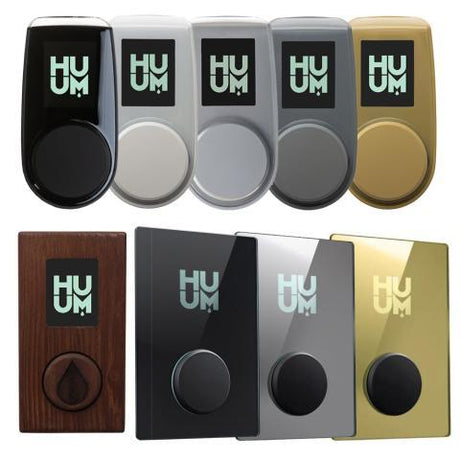 HUUM HIVE series 18.0kW sauna heater — the HUUM UKU Wi-Fi control unit included in the package