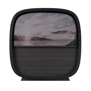Leil Black Cube with half-panoramic back window