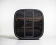 Leil Black Cube Classic 4-person outdoor sauna