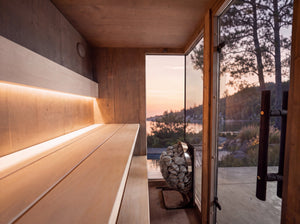 Inside the Leil Celto sauna