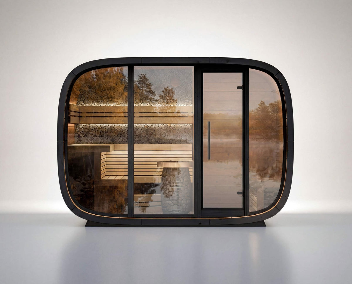 Leil Round Cube Double studio view