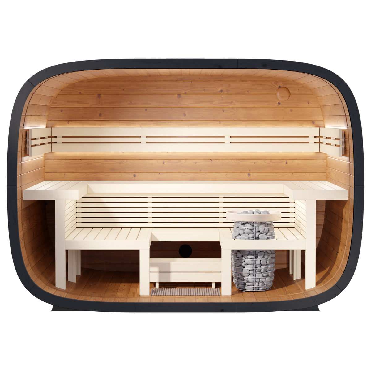 Leil Round Cube Relax without juniper wall