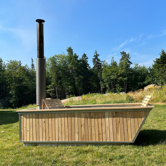 Native Sauna Modern Wood-fired Hot Tub